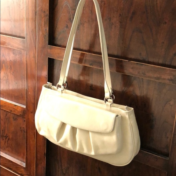 PLY Shoulder Bag in Cream/Ivory Leather NWOT - Picture 2 of 8